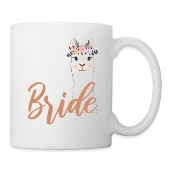 Mariée pour être mariée Alpaga Lama Alpaka JGA Party - Mug blanc - blanc - Droite