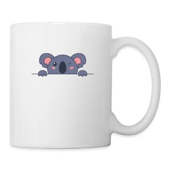 Koala se cache - Mug blanc - blanc - Droite