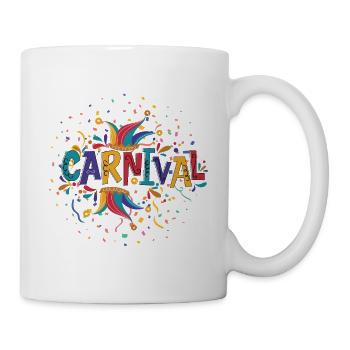 Fasching - Tasse - Weiß - Rechts
