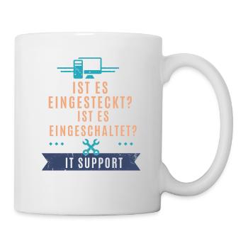 Pc Und Werkzeugsymbol - Tech Support - Tasse - Weiß - Rechts