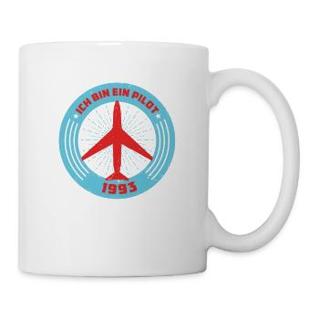 Großen Flugzeug - Flugzeug Pilot - Tasse - Weiß - Rechts