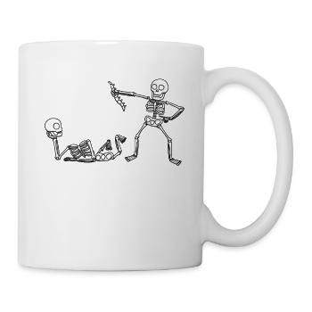 Got Your Back Spine Skeleton Back Gift - Mug - white - Right