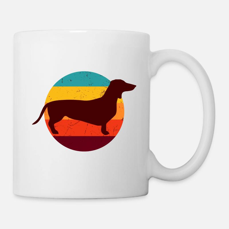 Dackel - Tasse - Weiß