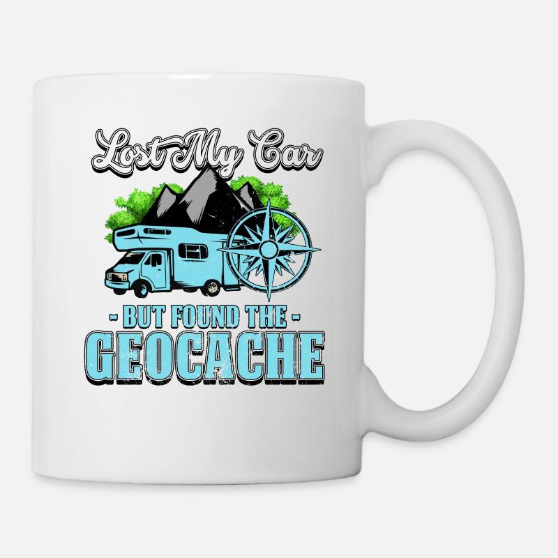Geocaching - Tasse - Weiß