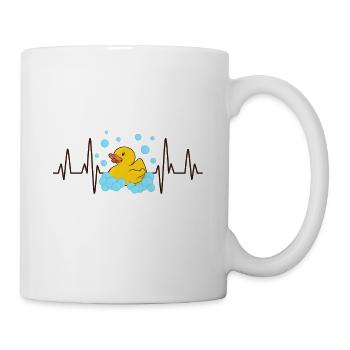 Canard en caoutchouc Canard en caoutchouc Canard en caoutchouc - Mug blanc - blanc - Droite