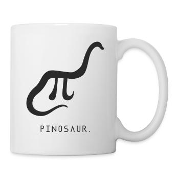 Pi dinosaur math - Mug - white - Right