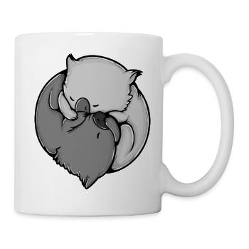 Wombat Yin Yang - Tasse - Weiß - Rechts