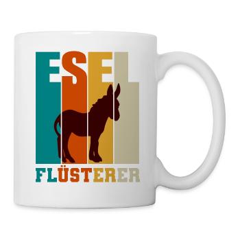 Esel - Tasse - Weiß - Rechts