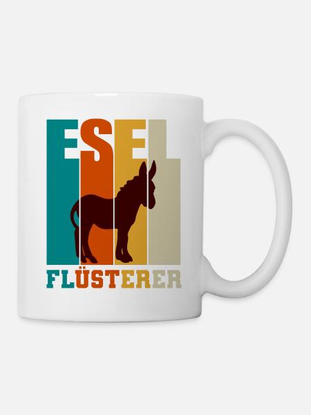 Esel - Tasse - Weiß