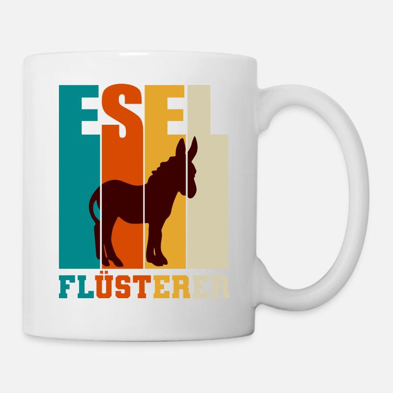 Esel - Tasse - Weiß