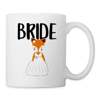 Mariée pour être mariée renards renards JGA bachelorette - Mug blanc - blanc - Droite