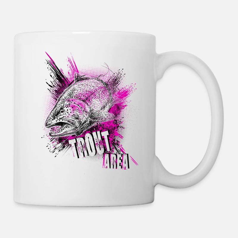 Trout Area - Tasse - Weiß