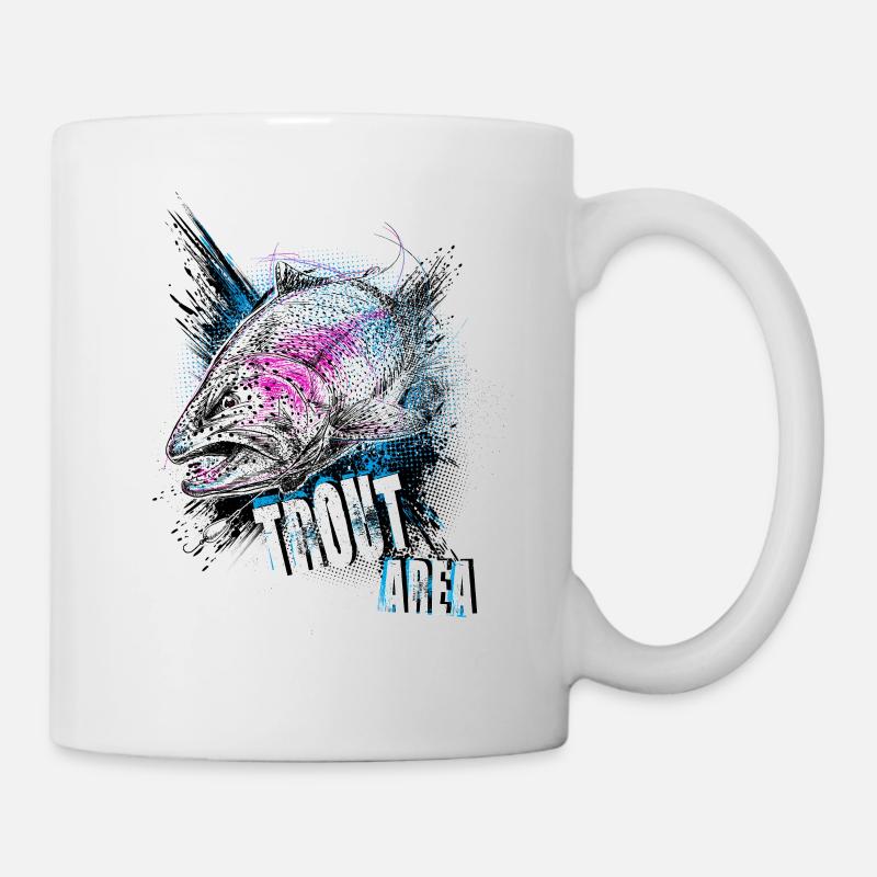 Trout Area - Tasse - Weiß