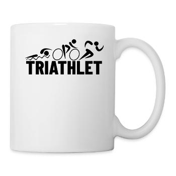 triathlet - Tasse - Weiß - Rechts