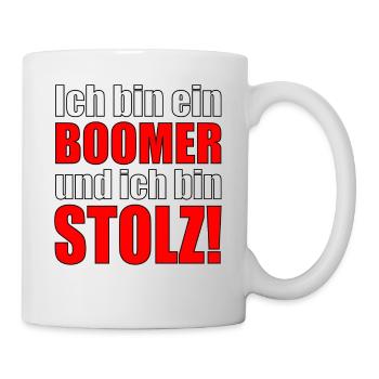 Boomer stolz Baby Boomer Generation - Tasse - Weiß - Rechts