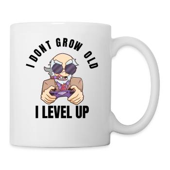 Gamer Opa Video Mann lustig Geschenk alt - Tasse - Weiß - Rechts