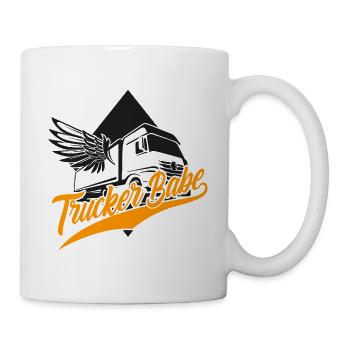 Trucker babe - Mug - white - Right