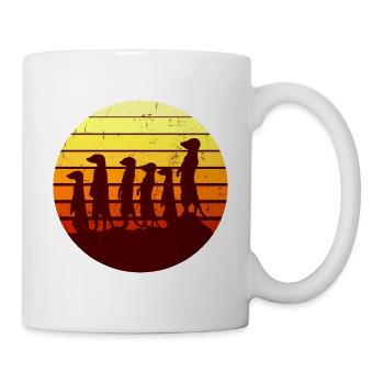 suricates - Mug blanc - blanc - Droite