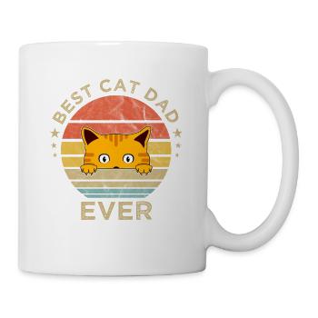 Best Cat Dad Ever For the best cat daddy cat - Mug - white - Right