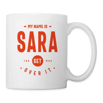 Sara Personalized Name Birthday Gift - Mug - white - Right
