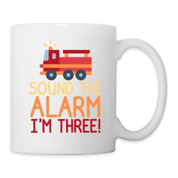3ème anniversaire jeunes pompiers - Mug blanc - blanc - Droite