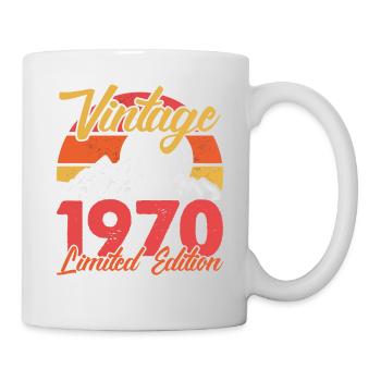 Siebzieger 70s 1970s Gift · Vintage 1970 - Mug - white - Right
