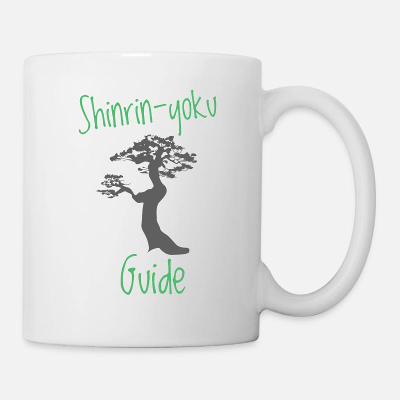Shinrin-yoku guide Baum und Waldbaden Instructor - Tasse - Weiß