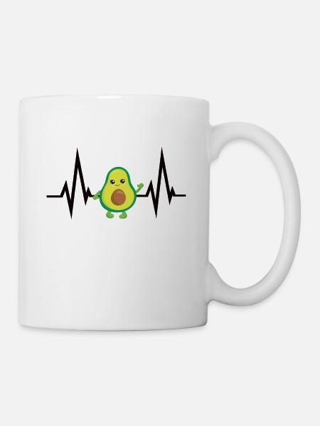 Avocado - Tasse - Weiß