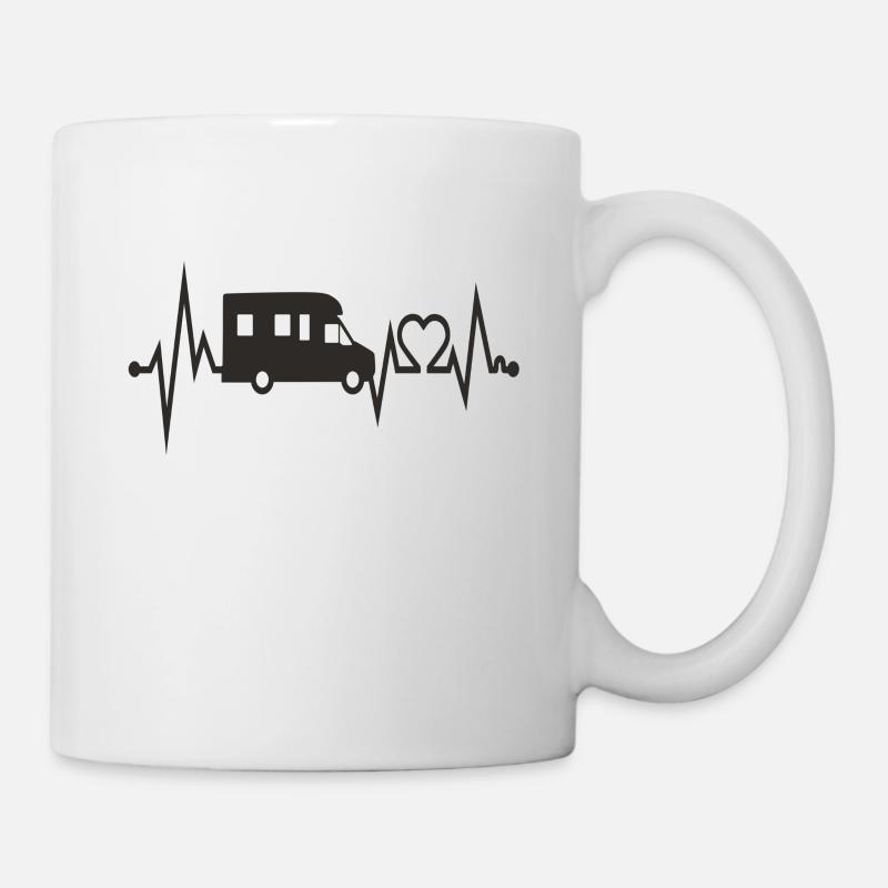 Wohnmobil - Tasse - Weiß