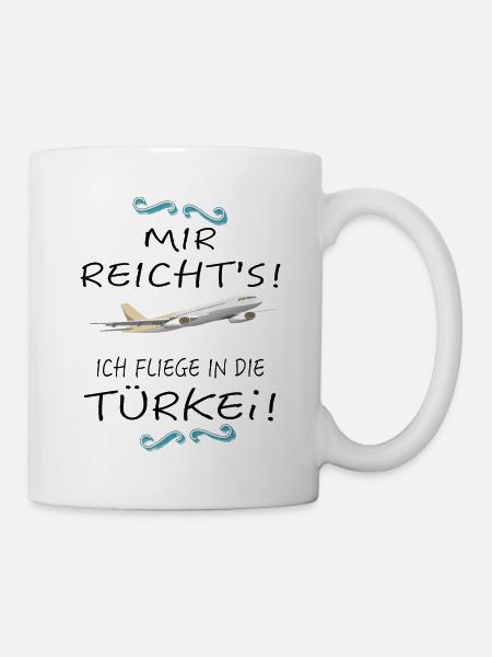 Türkei - Urlaub in der Türkei - Tasse - Weiß