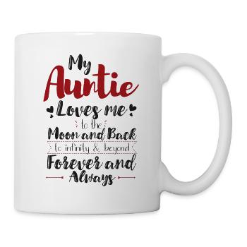 Meine Tante - Tasse - Weiß - Rechts