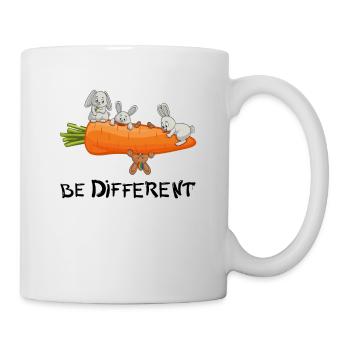 Conception de carotte lapin mignon lapin mignon - Mug blanc - blanc - Droite