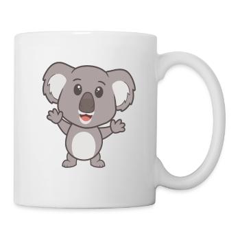 Doux Koala - Mug blanc - blanc - Droite
