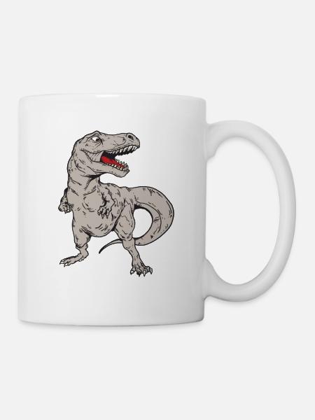 T-Rex - Tasse - Weiß