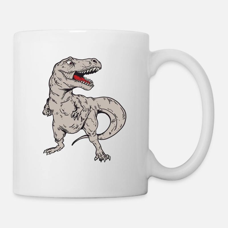 T-Rex - Tasse - Weiß
