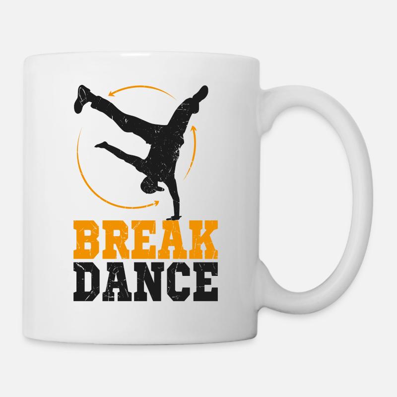 Breakdance - Tasse - Weiß