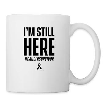 Survie cancer du sein Cancers survients - Mug blanc - blanc - Droite