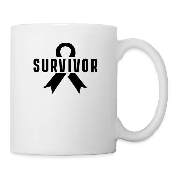 Survie au cancer du sein de l'équipe - Mug blanc - blanc - Droite