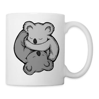 Koala Bear Yin Yang - Mug blanc - blanc - Droite