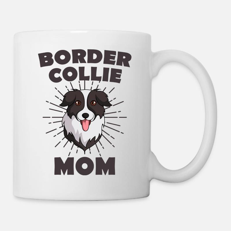 Border Collie Mama - Tasse - Weiß