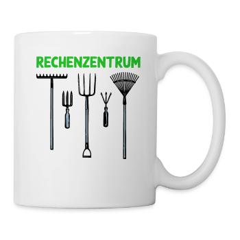 Rechenzentrum - Gärtner - Tasse - Weiß - Rechts