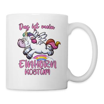 Das ist mein Einhorn Kostüm - Tasse - Weiß - Rechts