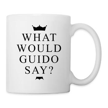 What Would Guido Say? Fan fun with crowns - Mug - white - Right