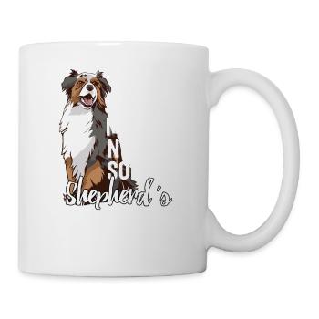 Australian Shepherd Spruch Hund Geschenk - Tasse - Weiß - Rechts