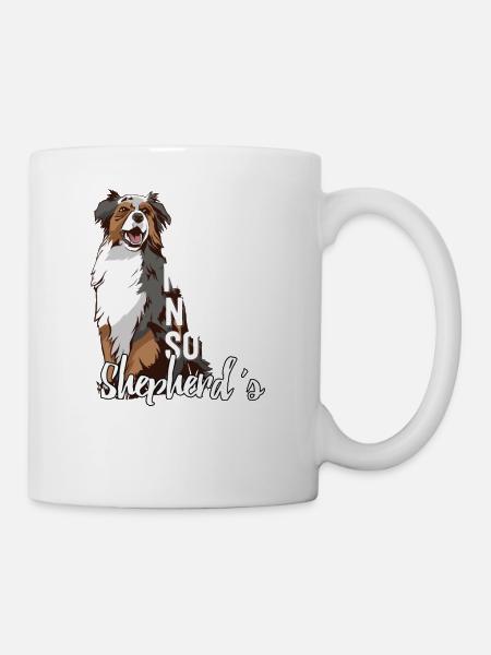 Australian Shepherd Spruch Hund Geschenk - Tasse - Weiß