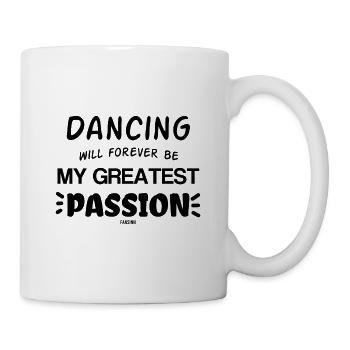 Danse sportive cadeau de fête de musique fort - Mug blanc - blanc - Droite