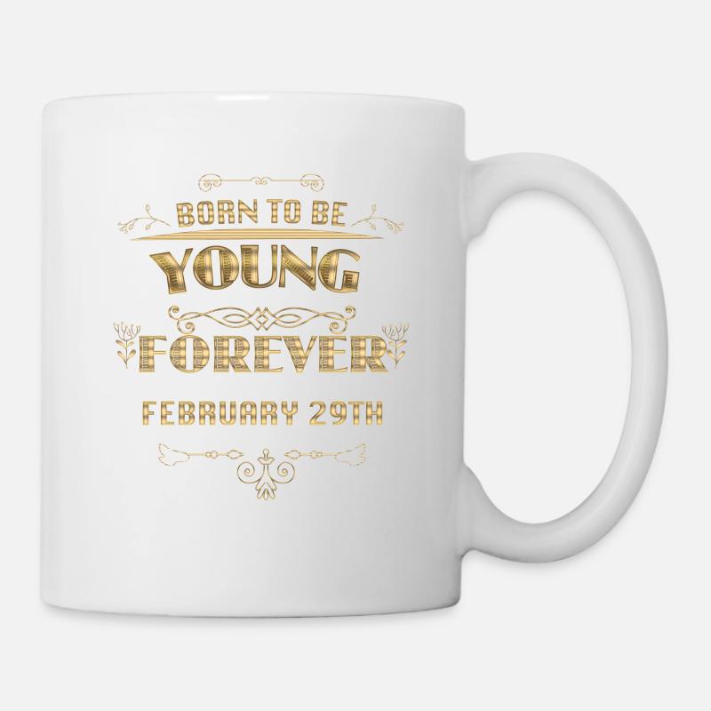29. Februar Geburtstag am Schalttag - Tasse - Weiß