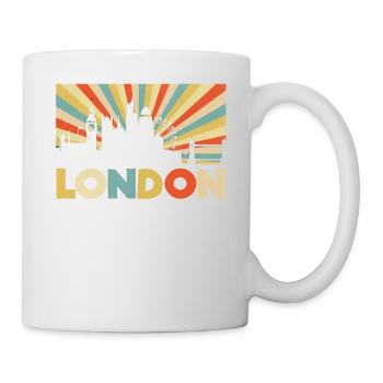 Vintage London Souvenir - Retro Sunshine London Sk - Mug - white - Right