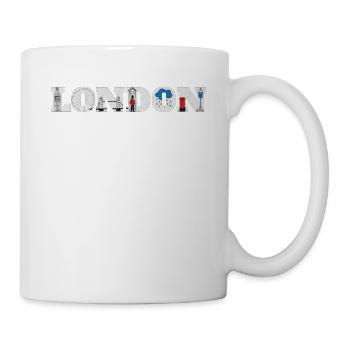 Souvenir du logo de la skyline de Londres - Mug blanc - blanc - Droite