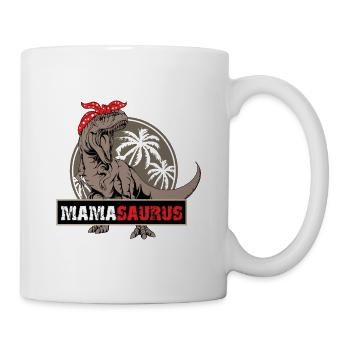 Mamasaurus Rex Dinosaurier Mutter - Tasse - Weiß - Rechts
